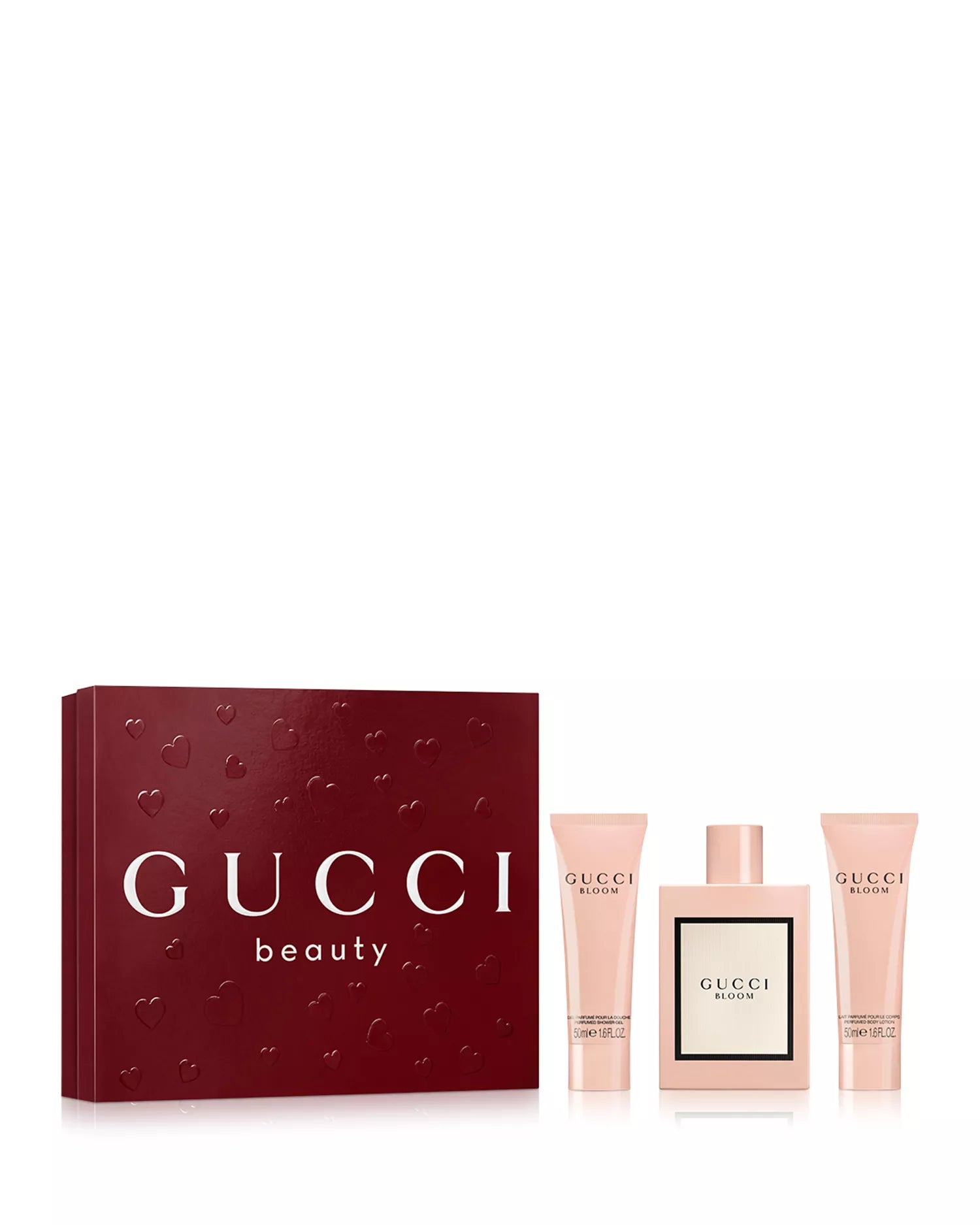Bloom Eau de Parfum for Women, Body Lotion and Shower Gel Trio Gift Set