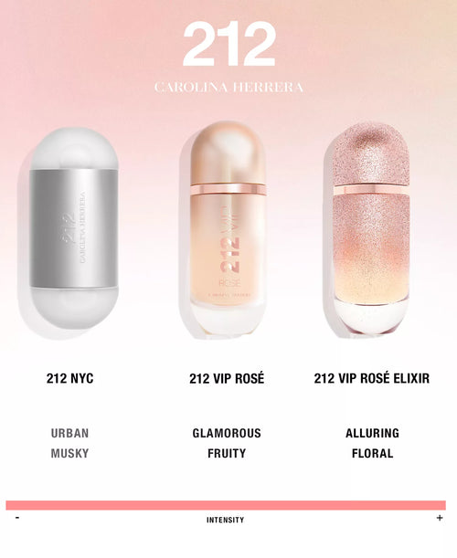 212 VIP Rosé Elixir Eau de Parfum en spray, 2.7 oz. CAROLINA HERRERA