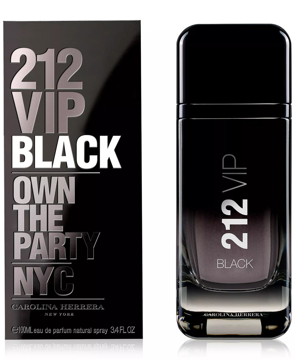 Eau de parfum 212 VIP Black para hombre, 3,4 oz.  Carolina Herrera
