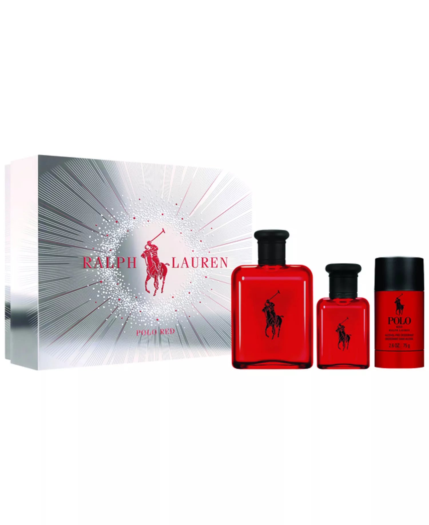 Polo Red 3 pc. Eau de Toilette Cologne and Deodorant Gift Set