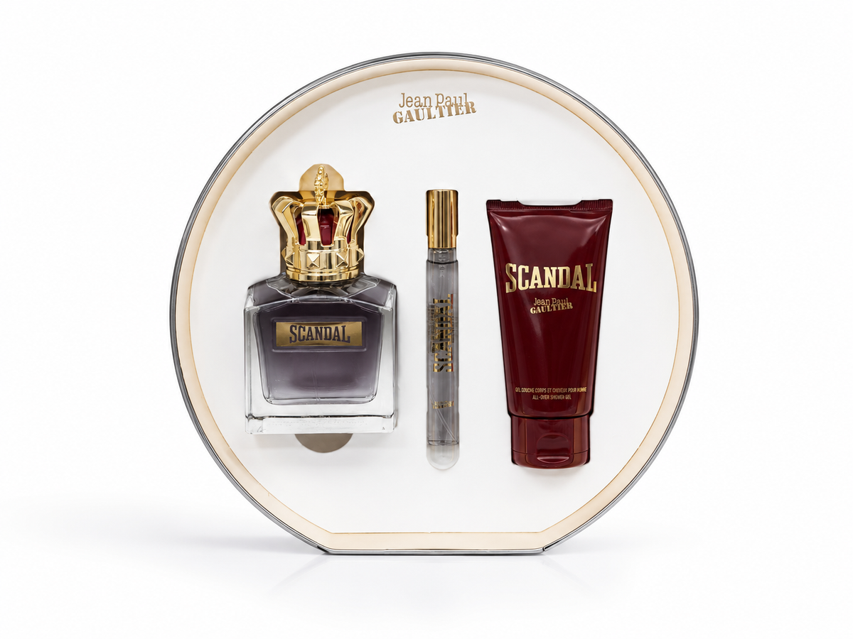 Jean Paul Gaultier Scandal 3-Piece Set 3.4oz Men EDT Spray