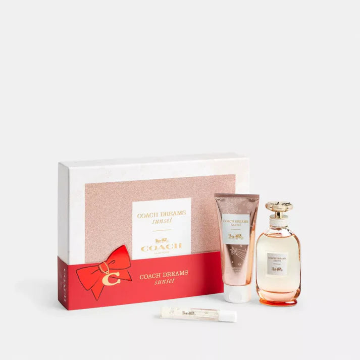Set de regalo Coach Dreams Sunset para mujer, 3 piezas, de Coach Eau de Parfum.