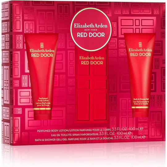 Set de 3 piezas Elizabeth Arden Red Door, Eau de Toilette en spray para mujer de 97 ml (3.3 oz)