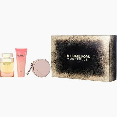 Set de regalo Wonderlust de Michael Kors: Eau de Parfum de 100 ml + Loción corporal de 100 ml + Monedero